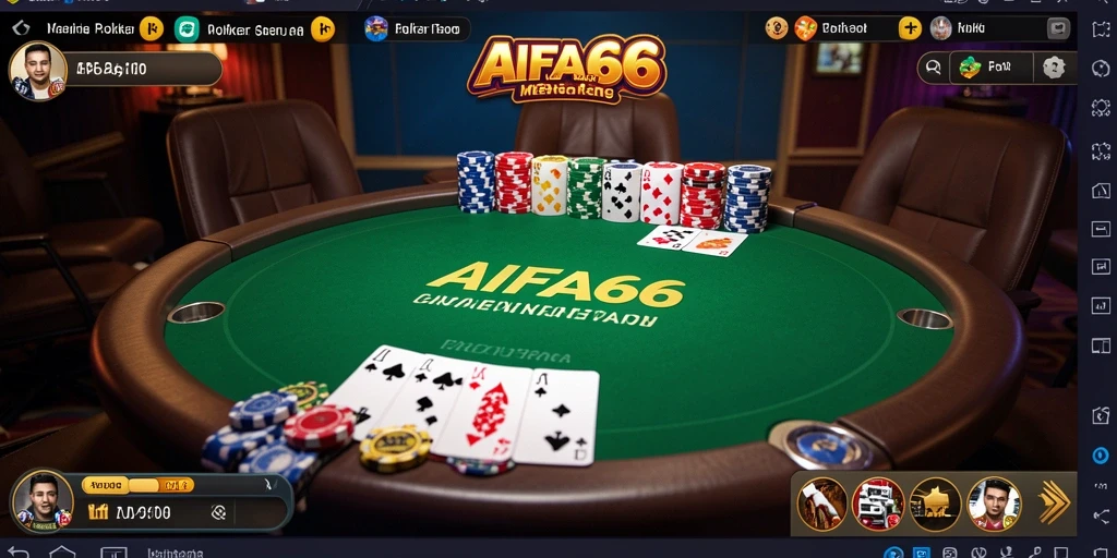 Tampilan gameplay AIFA66 yang menarik dalam permainan poker.