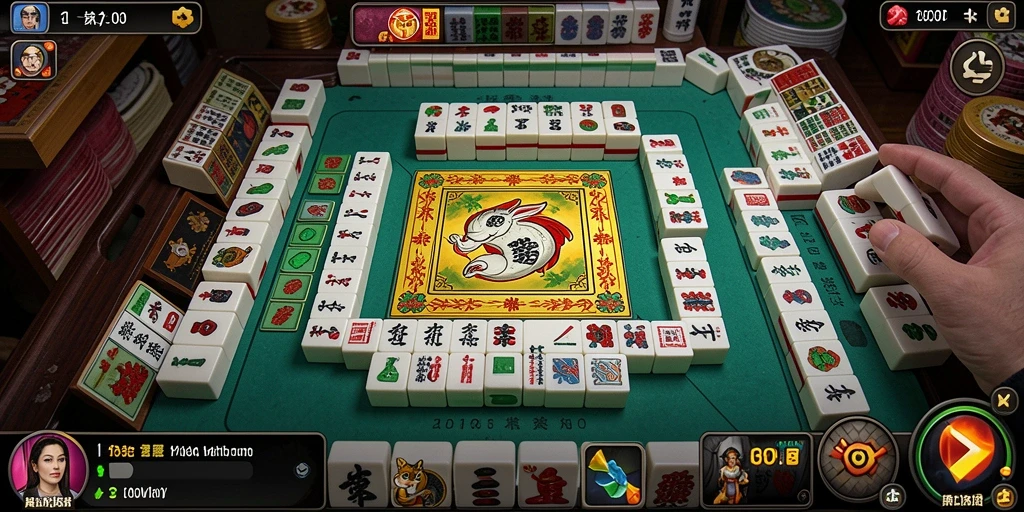 Gambar gameplay H03 menampilkan keseruan permainan Mahjong.
