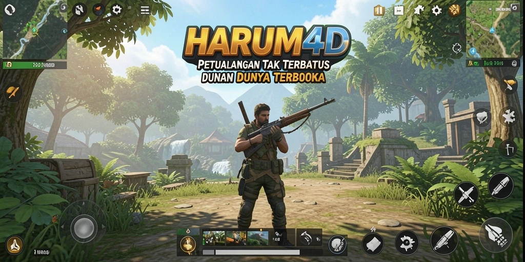 Tampilan menakjubkan dari gameplay Open World HARUM4D.