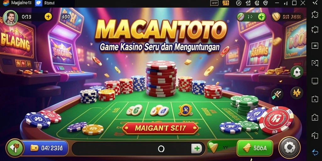Gameplay menarik dalam aplikasi Kasino MACANTOTO yang seru dan menegangkan.