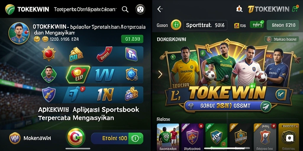 Tampilan menarik dari gameplay sportsbook TOKEKWIN yang seru.