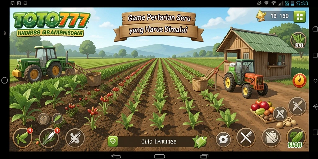 Gameplay TOTO777 yang seru dan interaktif di dunia pertanian.