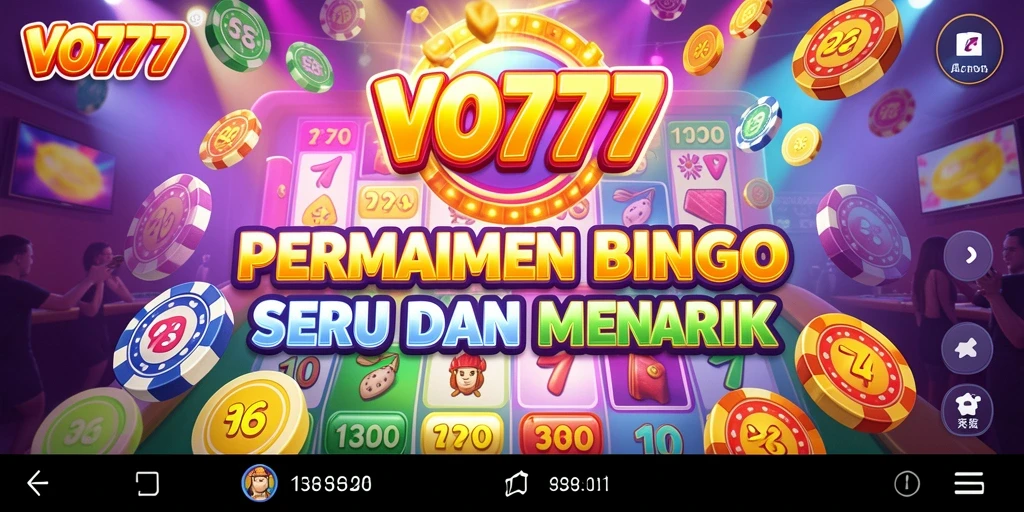 Tampilan menarik gameplay Bingo VO777 yang seru dan interaktif.
