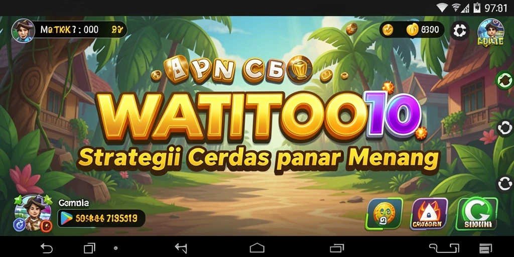 Tampilan gameplay WATITOTO yang menarik dan menantang strategi.