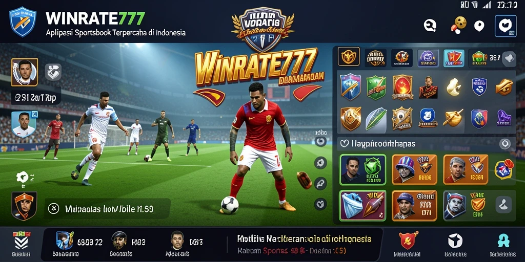Tampilan gameplay Sportsbook yang menarik dari WINRATE777.