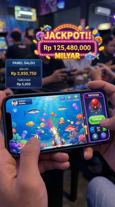 Tampilan antarmuka ratu123 yang sederhana dan intuitif.